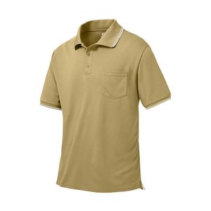 Men s Polo 2023 Summer Polo Wear Golfskjortor Kortärmad topp T-shirt Snabbtorkande Andas Taktisk Fotboll Tennis Casual 230711