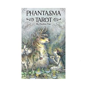 Utomhusspel Aktiviteter 12*7 cm Phantasma Tarot Med Guidebok För Underhållning Fritid Familjefest Förälder-barn Interaktiva Brädspel 230711