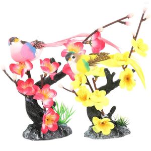 Flores decorativas Ameixa Talheres Acessório Estilo Chinês Decoração de Prato Favorita Sashimi Enfeite