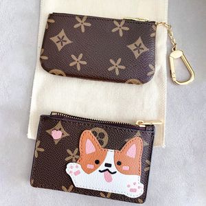 M62650 graffiti key coin purse lady caviar bag card holder mens wallet travel passport holders pouch women wallet wristlets keychain square card case mini sizes bags