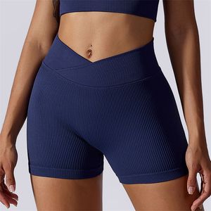 Completi da yoga Vita alta Pantaloncini sportivi da yoga da donna Pantaloncini da allenamento da allenamento Lady Fitness Pantaloni da yoga Palestra da corsa Pantaloni corti Abbigliamento sportivo 230712