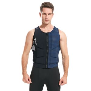 Giubbotto di salvataggio Giubbotto di salvataggio Giubbotto di salvataggio Giubbotto di galleggiamento per sport acquatici Nuoto per adulti Surf Sci Salvataggio Barche Alla deriva Aiuto per la pesca Abbigliamento Neoprene Zip Up 230712