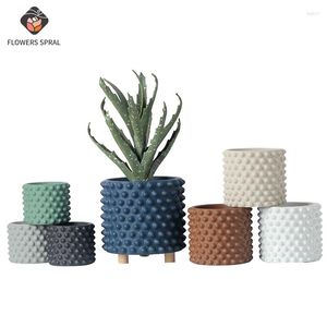 Plantadores Vasos de Flores de Cimento Nórdicos Área de Trabalho Decoração de Jardim para Casa Enfeites de Vaso de Plantas Varanda