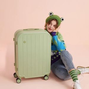 Suitcases 20/22/24/26 Inch Luggage Small Suitcase Trolley Lightweight Students Fashion Trend Travel Bags Tide