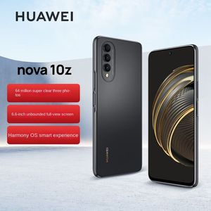 Huawei Nova 10z Смартфон Android 6,6 дюйма 256 ГБ ПЗУ 8 ГБ ОЗУ 64MP+16MP Камера Мобильные телефоны 4000 мАч. Оригинал сотовый телефон.