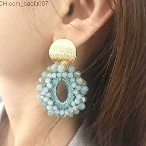 Charm Fashion Crystal Earrings for Women Pendant 2022 New Barock Pendant Jewelry Oorbellen Bohemian Boucle D'Oreille Z230712