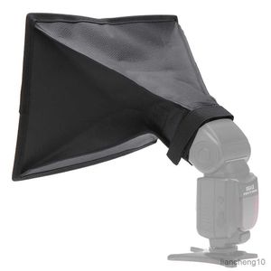 Flash Difüzörler 20 * 30cm / 7.9 * 11.8in Taşınabilir Fotoğraf DSLR Speedlite Flash için Flaş Difüzör Mini Softbox Kiti R230712