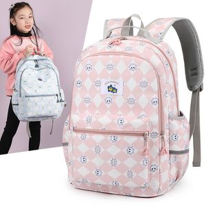 Backpacks Children's Backpack Primary School Students 2-6 Grade School Bag Youth College Style Girl Backpack 230712