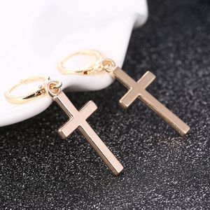 2021 NEW Men Glossy cross loves male earring earrings jewelry