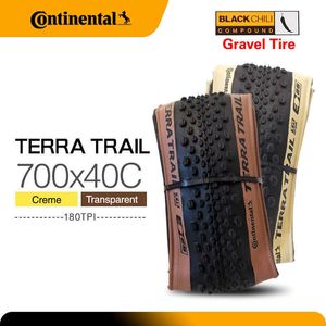 Cykeldäck Continental Terra Trail 700x40C Road Bike Tubeless Gravel Tire 28 Clincher System Punkteringsskydd MTB Tubeless Ready Tire HKD230712