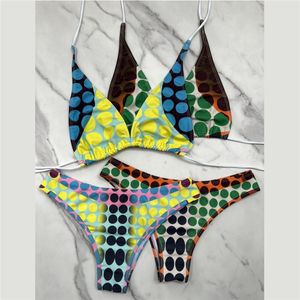 Damformade Bikini Biquini Designer Baddräkter Tryckta Badkläder Bikini Sandy Beach Party Baddräkter Formade Sexiga Badkläder Biquini