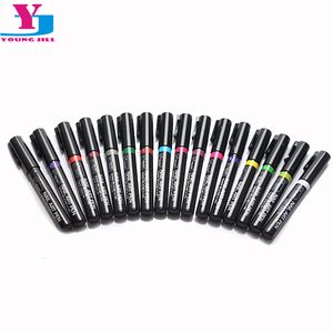 Nail Polish 16pcs/Lot Mix Color High Quality Design Pro Nail Art Pen Nail Polish Painting Paint Drawing Pen 3D DIY Nail Tools Manicures 230711