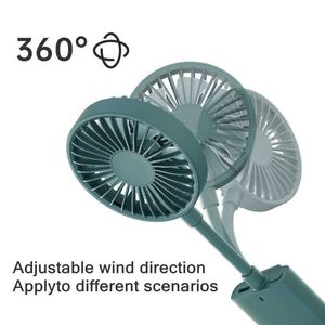 Elektrische Fans Kameras Hände Mini Folding Clipped Fan USB wiederaufladbare Sommer Luftkühlung Ventilator für Outdoor-Klimaanlage Handheld Fan