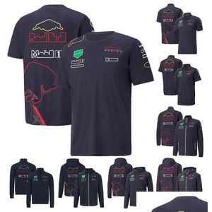 Abbigliamento da moto T-shirt Forma 1 F1 Team Shirts 2022 Summer New Racing Fans T-shirt da esterno per sport estremi a maniche corte Dhtbv