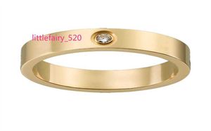 2021 титановое стальное кольцо серебряного золота для женщин для женщин роскошные дизайнерские ювелирные изделия никогда не исчезают не аллергические любители моды Пара Ring370805