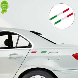 2pcs 3D Italy Badge Car Sticker Auto Motorcycle Door Tank Fender Bumper Body Side Italia Styling Stickers Car Decor Accessories