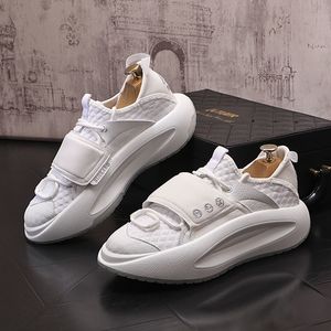 Sukienka Buty Retro Nosić Codzienny Biały Czarny Wszystkie Mecze Wygodne Platformy Sportowe Przypadkowi Buty Dla Mężczyzn Mieszkania Mokasyny Walking Sneakers 230711