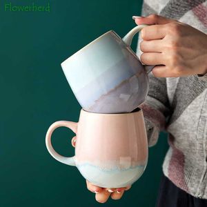 Tassen Topf Bauch Becher Kaffeetasse Persönlichkeit Teetasse Bunte Kreative Ofen Ändern Keramik Tasse Becher Paar Geschenk Tassen R230712