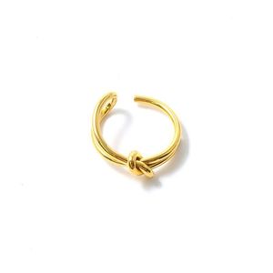 Cluster Ringe Edelstahl Love Knot Girl Willst du meine Brautjungfer sein Schmuck Sier Vergoldung Ring Drop Lieferung DHSBQ