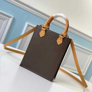 2023 Denim tragbare kleine quadratische Tasche aus echtem Leder trendige einfache Schulter diagonal Damenmode Shopping Handtasche entworfen Schnalle Totes Taschen