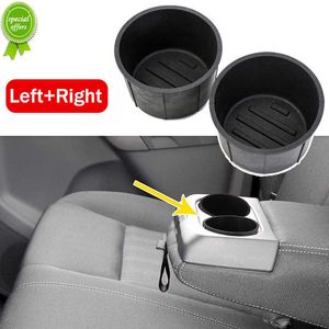1 Pair Rubber Car Cup Holders car Rear Center Console Cup Holder Insert Car Organizer Mug Holder Decor for Ford F150 2009-2014