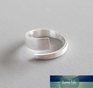 925 Sterling Silver Rings Adjustable Open Geometric Finger Ring For Women Wedding Jewelry Bijoux Femme JZ5903688368