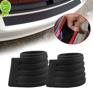 104cm/ 90cm Car Trunk Door Sill Plate Protector Auto Rear Bumper Guard Rubber Anti-slip Pad Strip Trim Universal Car Accessories