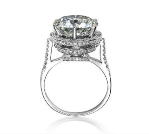Высококачественный новый дизайн 5 Karat Luxury Design Vintage Antique Sona NSCD Обручальное кольцо Сказочное кольцо с синтетическим Diamod25336924874079