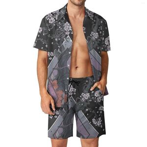 Męskie dresy Magical Bonsai Beach Suit Funny 2 Piece Pantdress Wysoka jakość Wyjście Rozmiar amerykański