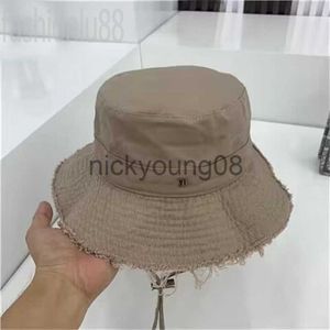 Chapéus de aba larga chapéus de balde bonés de luxo chapéu de designer verão ao ar livre casual praia sol sombra cappello confortável moda lavável chapéus de balde da população jovem PJ