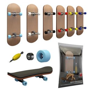 Neuheit Spiele 1 stücke Finger SkateBoard Holz Griffbrett Spielzeug Professionelle Stents Finger Skate Set Neuheit Kinder Weihnachten Spielzeug Geschenk 230712