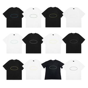 Erkekler T-Shirts Tasarımcı Beyaz Tişört Rahat Gevşek Kısa T-Shirt Erkek Kadın Sokak Giysileri Tees