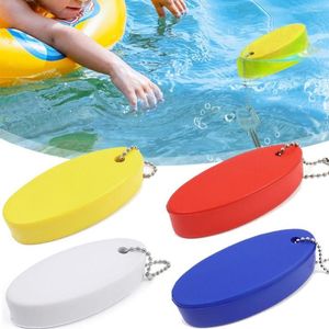 Keychains Foam Buoyant Keychain Oval Buoy Surf Accessory Canoe Acce Keyring For Water Sports Marine Boat Swimming