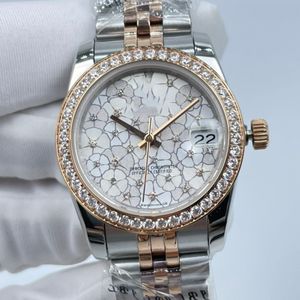 Designer relógios femininos 31mm máquinas automáticas montre relógio aaa de alta qualidade moissanite relógios de diamante presente de natal