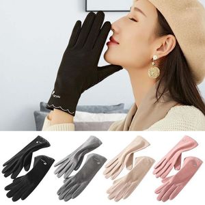 Bandanas Warm Touch Screens Gloves Women's Winter Lined Driving Touchscreen