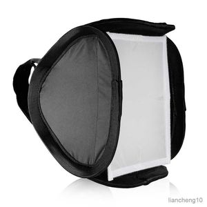 Flash Diffusers 23cmx23cm Universal Portable Flash Softbox Diffuser for 580EX 430EX 600EX Canon Nikon Pentax Camera Studio Light Accessory R230712