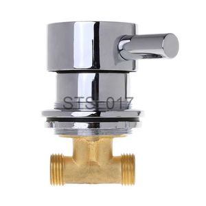 Kitchen Faucets G1/2" Hot Cold Water Mixing Valve Thermostatic Mixer Two In One Out Faucet For Shower Room x0712