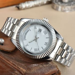 Mens Designer Watch 228238 Yüksek Son Saat Gündesi Paslanmaz Kayış Başkanlık Reloj 41mm Moda Dekorasyon İş Partisi Bayanlar İzle Vintage Style SB017 C23