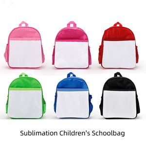 Süblimasyon boş okul çantası sırt çantası omuz çantası anaokulu çocuk kitap paketleri termal transfer ısı baskısı öğrenci sırt çantası çantaları baskı fotoğrafı diy kotları hediyeler