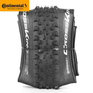 Pneus de bicicleta Continental Cross King 27.5/29 MTB Pneu dobrável 180TPI Mountain Bike ShieldWall System Pneu dobrável Tubeless Ready HKD230712