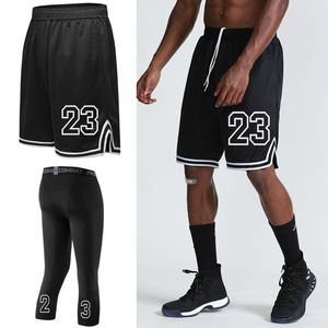 Erkek Şortları NWT 23# Erkek Basketbol Şort Erkek Spor Salonu Egzersizi Sıkıştırma Kurulu Kısa Gençlik Jogger Şort Yüksek Elastik Fitness Spor Taytları 230711