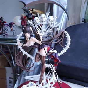 Filmspel 33CM Japansk Anime Figur Wisteria Night Hag Lilith Anime Girls PVC Action Figurer Samling Modell Docka leksakspresenter