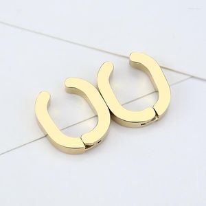 Backs Earrings Unique Fake Piercing Metal Ear Clips U-shaped Round Cartilage Clip For Women Fashion Jewellery Gift