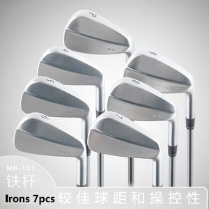 Golf Clubs MB-101 Irons Set MB101 Silver Color 4.5.6.7.8.9.P 7PCS Graphite Shaft or Steel Shaft WITH HEAD COVER