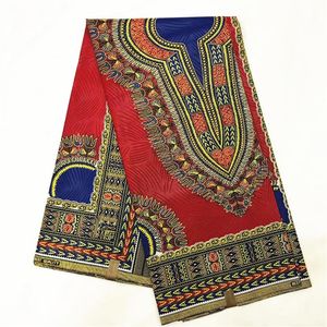 Afrykańska tkanina dashiki 2019 najnowsza tkanina z nadrukiem typu afryki wosk 100% materiał bawełniany kobiety przepaska biodrowa 6ayrds lot T200529249i