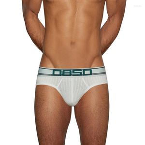 Underpants 0850 Men's Panties Fashion Solid Color Jacquard Cloth Comfortable U Convex Breathable Sports Body Shaping Buttock Lifting Briefs