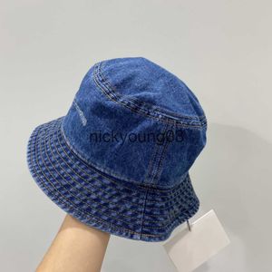 Geniş Memlu Şapkalar Kova Şapkaları Boonie Visor Avcılık Balıkçılık Açık Yaz Kapağı Unisex % Pamuk Mavi Kotu Kova Şapkası Desen Desen Geniş Şapkalar X0712