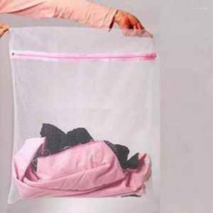 Storage Baskets Mesh Laundry Wash Bags Foldable Delicates Lingerie Bra Socks Underwear Washing Machine Clothes Protection Net
