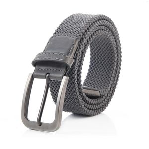 Belts Men's Stretch Woven 1.3"Wide Elastic Braided