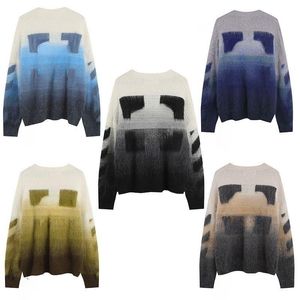 Men Women Sweaters 2023 Winter Autumn Pullover Sweaters Round Neck Hippocampal Hair Sweater Luxury fashion 12 colors loose sweater couple clothing